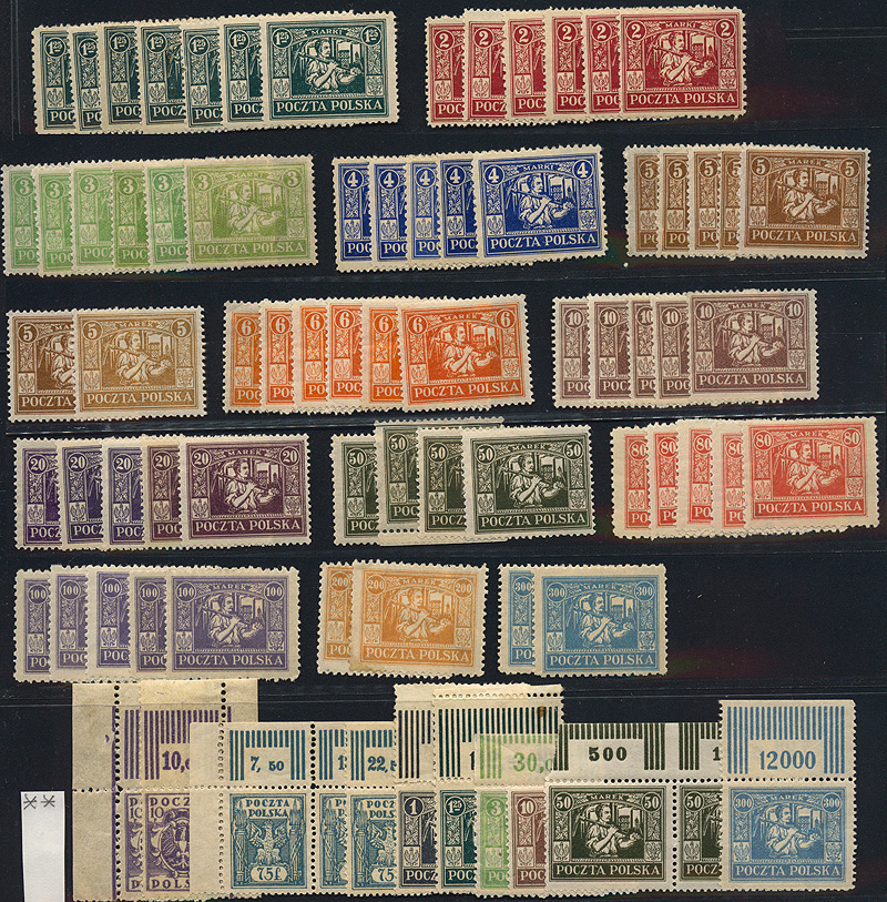 Lot 815 - Polish local issues and related fields - Merkurphila OG Auction #36 Lot 815 - Polish local issues and related fields - Merkurphila OG Auction #36