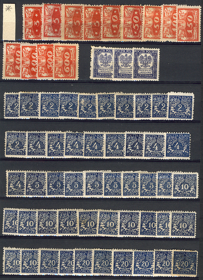 Lot 817 - Polish local issues and related fields - Merkurphila OG Auction #36 Lot 817 - Polish local issues and related fields - Merkurphila OG Auction #36