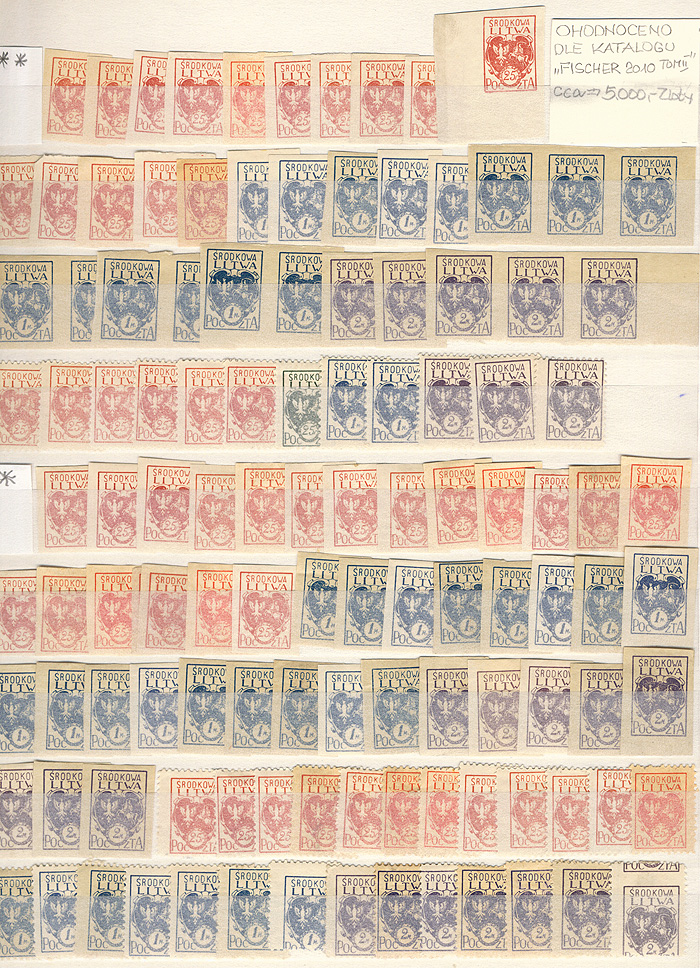 Lot 776 - Polish local issues and related fields  -  Merkurphila OG Auction #36