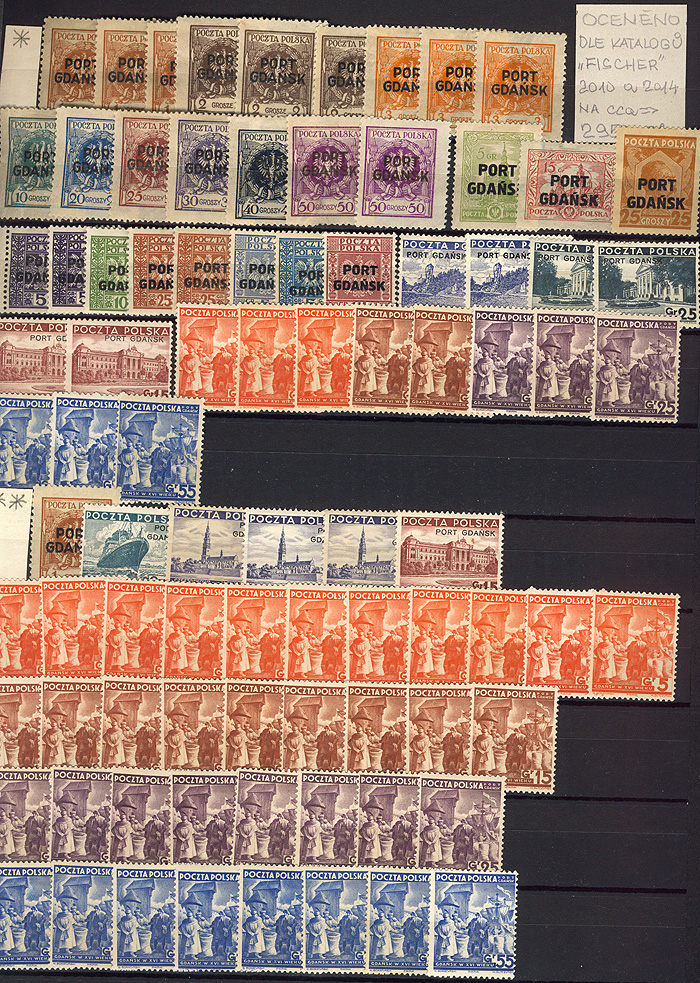 Lot 820 - port gdansk  -  Merkurphila OG Auction #36