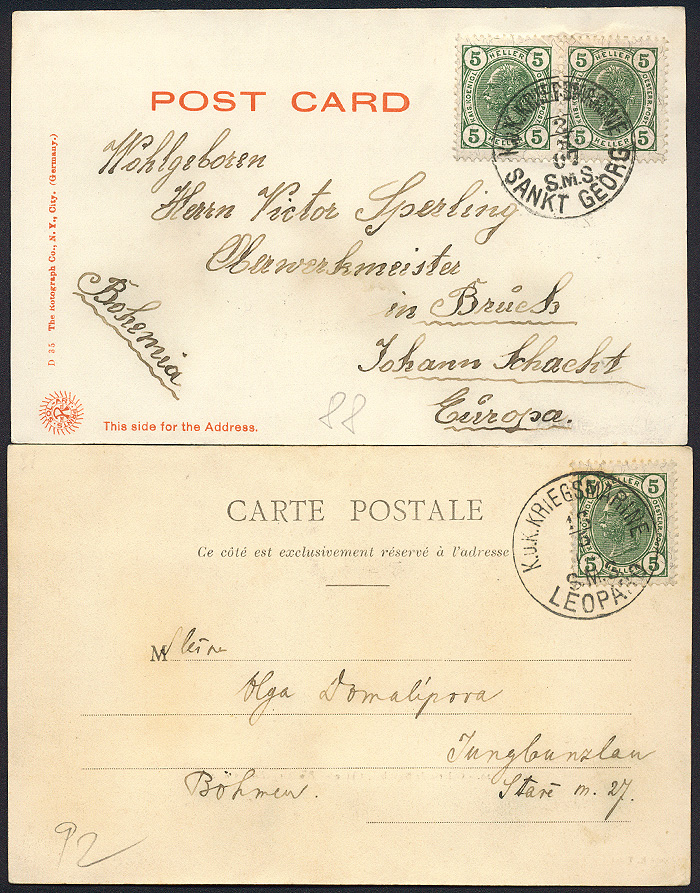 Lot 74 - Imperial (and) Royal Navy  -  Merkurphila OG Auction #36