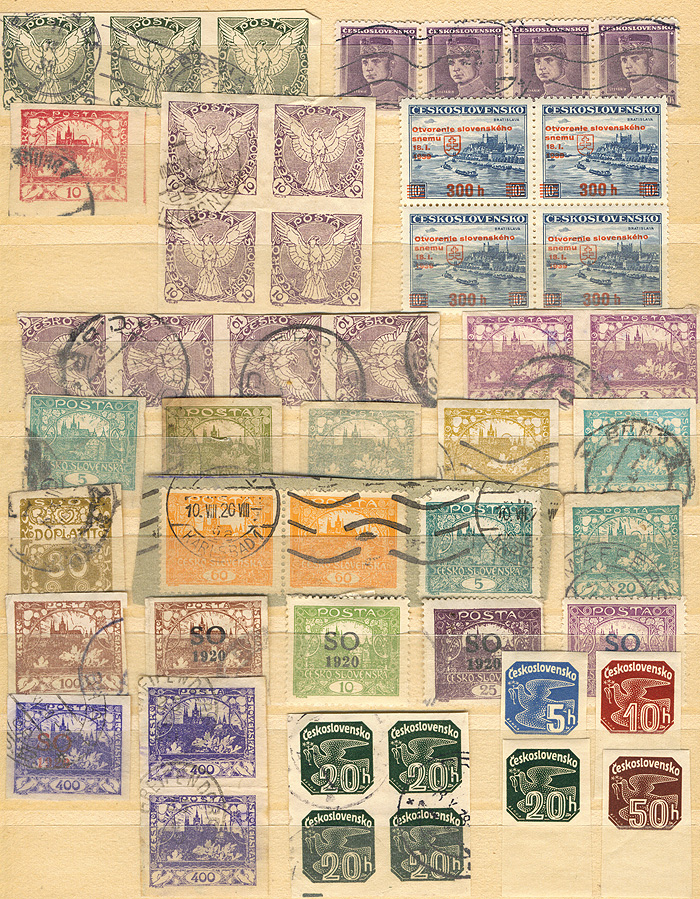 Lot 917 - Czechoslovakia 1918-1938  -  Merkurphila OG Auction #36