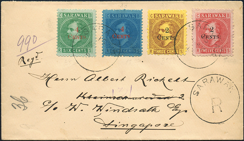 Lot 1135 - sarawak  -  Merkurphila OG Auction #36