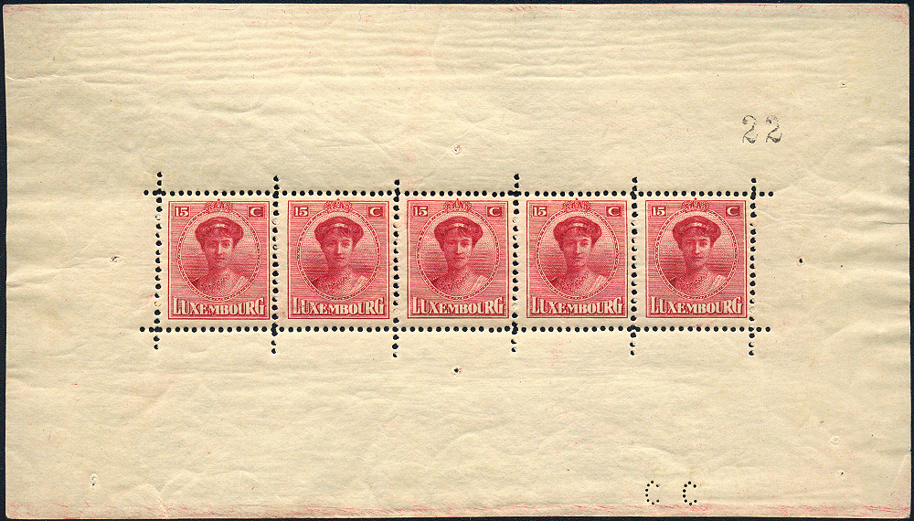 Lot 335 - Luxembourg  -  Merkurphila OG Auction #36