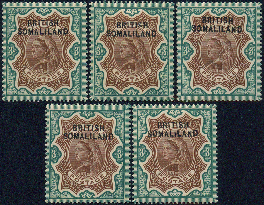 Lot 1066 - British Somalia  -  Merkurphila OG Auction #36