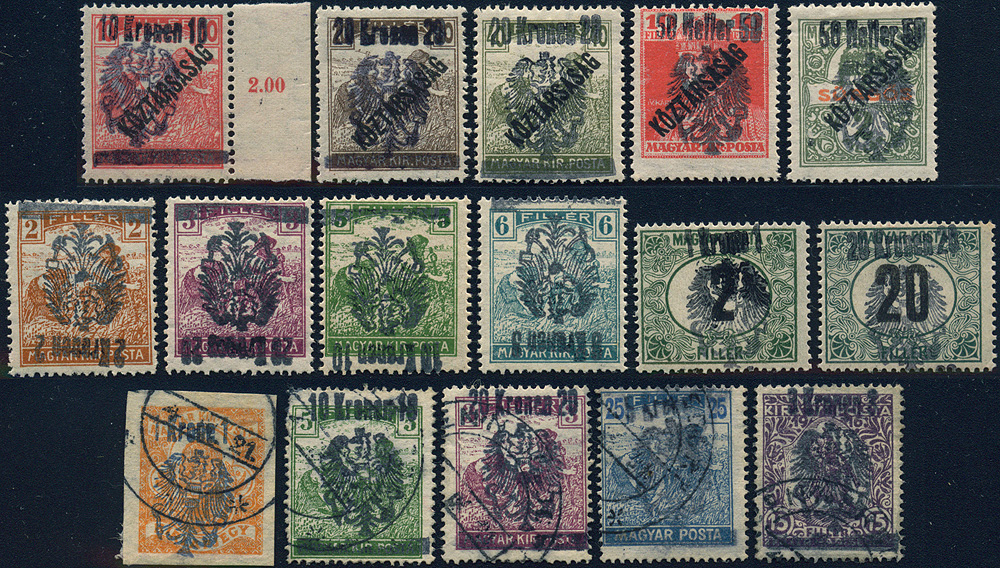 Lot 934 - Hungary 1918-1921 - Merkurphila OG Auction #36 Lot 934 - Hungary 1918-1921 - Merkurphila OG Auction #36